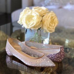 New Christian Louboutin Follies Strass Flat